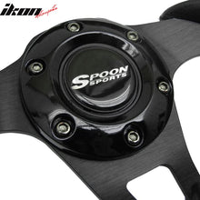 Load image into Gallery viewer, Universal Fitment Steering Wheel Battle Type 300Mm Whole Black &amp; Spoon