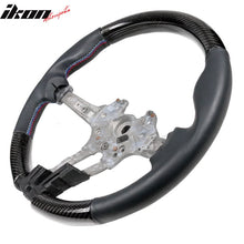 Load image into Gallery viewer, 2015-2021Â BMW F80 F82 M Stitch Matte CF Steering Wheel Leather Cover