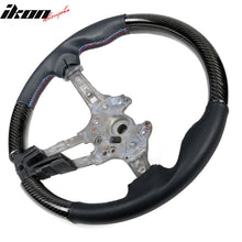 Load image into Gallery viewer, 2015-2021Â BMW F80 F82 M Stitch Matte CF Steering Wheel Leather Cover