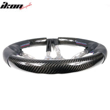 Load image into Gallery viewer, 2015-2021Â BMW F80 F82 M Stitch Matte CF Steering Wheel Leather Cover
