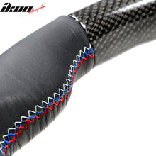 Load image into Gallery viewer, 2015-2021Â BMW F80 F82 M Stitch Matte CF Steering Wheel Leather Cover