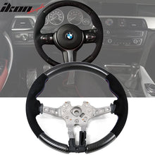 Load image into Gallery viewer, 2015-2021Â BMW F80 F82 M Stitch Matte CF Steering Wheel Synthetic Suede
