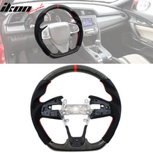 Load image into Gallery viewer, 2016-2021 Civic Carbon Fiber Steering Wheel