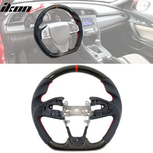Load image into Gallery viewer, 2016-2021 Civic Carbon Fiber Steering Wheel