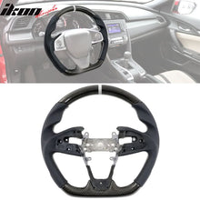 Load image into Gallery viewer, 2016-2021 Civic Carbon Fiber Steering Wheel