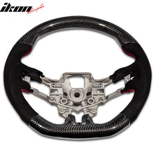 Load image into Gallery viewer, 2015-2017 Mustang V1 Matte Steering Wheel Carbon Fiber Synthetic Suede