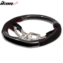 Load image into Gallery viewer, 2015-2017 Mustang V1 Matte Steering Wheel Carbon Fiber Synthetic Suede