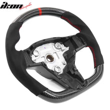 Load image into Gallery viewer, 2017-2023 Tesla 3 Y Carbon Fiber Steering Wheel