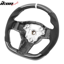 Load image into Gallery viewer, 2017-2023 Tesla 3 Y Carbon Fiber Steering Wheel