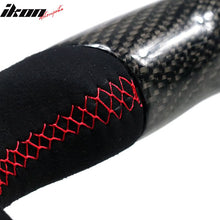 Load image into Gallery viewer, 2015-2021Â Subaru WRX STI Steering Wheel Red Stitch Line CF Alcantara