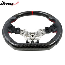 Load image into Gallery viewer, 2015-2021 Subaru WRX &amp; STI Steering Wheel Matte CF + Perf Leather