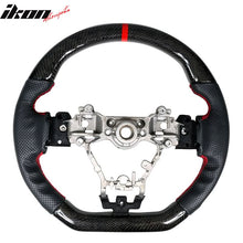 Load image into Gallery viewer, 2015-2021 Subaru WRX &amp; STI Steering Wheel Matte CF + Perf Leather