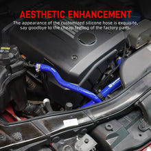 Load image into Gallery viewer, BMW E81 / E82 / E87 / E88 1 Series, E90 / E91 / E92 / E93 3 Series &amp; E84 X1 Coolant Expansion Tank Vent Hose with Billet Aluminum Flange (N52 / N52N / N51 Engines / Replaces 17127618510 / 17127565093)