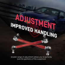 Load image into Gallery viewer, BMW Adjustable Front Sway Bar End Links – Billet Aluminum (E90 E92 E87 E82 E91 E93)
