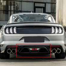 Load image into Gallery viewer, Ford Mustang GT / GT Premium / GT V8 Rear Bumper Diffuser Aero Foil Kit 2018 - 2023 (2-Piece ABS)