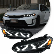 Load image into Gallery viewer, Honda Civic 11th Gen 4-Lens LED Headlight Assembly with Start-Up Animation &amp; Dynamic Turn Signal 2022 - 2023 (Pair)