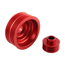 Load image into Gallery viewer, Subaru Impreza WRX / STi EJ20 / EJ25 2.0L / 2.5L Lightweight Aluminum Crankshaft Pulley 2002 - 2007 (Version 7 / 8 / 9 / Blue / Red / Black)
