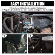 Load image into Gallery viewer, Ford Mustang Cobra / GT / LX &amp; Lightning Billet Aluminium Smog Air Pump Idler Bracket Delete Kit with Pulley 1979 - 1995 (5.0L / 5.8L)
