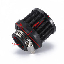 Load image into Gallery viewer, Universal Cone Cold Air Intake Filter (12mm / 25mm) – Reusable &amp; Washable Performance Air Filter