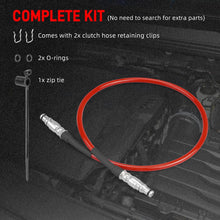 Load image into Gallery viewer, VW Golf / Jetta / Beetle / Bora / Audi TT A3 / Seat Leon Stainless Steel Braided Clutch Hose 6-Speed Manual LHD 1999 - 2007