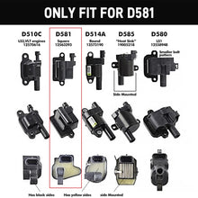 Load image into Gallery viewer, Chevrolet LS Engine Billet Aluminium D581 Square Coil Bracket Set 1997 - 2014 (4.8L / 5.3L / 5.7L / 6.0L / 6.2L / 7.0L V8)