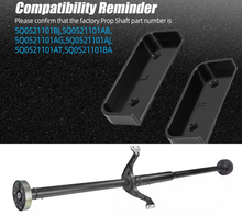 Load image into Gallery viewer, VW Golf R MK7 MK8 / Arteon R / Audi S3 RS3 TT TTRS RSQ3 / Seat Leon / Cupra Ateca Billet Aluminum Prop Shaft Bearing Alignment Kit 2013 - 2021