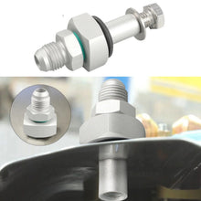Load image into Gallery viewer, Universal 6AN Fuel Tank Return Line Collapsible Bung Kit (9/16"-18 Thread / Drill-In No-Weld Installation / Billet Aluminum)