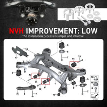 Load image into Gallery viewer, BMW 1 Series E81 E82 E87 E88 / 3 Series E90 E91 E92 E93 Billet Aluminum Rear Differential Mount Insert Kit 2005 - 2013