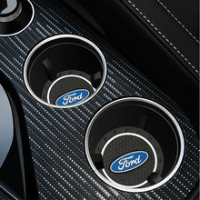 Load image into Gallery viewer, Ford Silicone Anti-Slip Car Coaster / Cup Mat for Focus MK2 / MK3 / MK4 / MK5, Fiesta MK7, Mondeo MK4 &amp; Fusion (1-2 Piece Set)