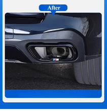 Load image into Gallery viewer, BMW X7 Black Knight Style Exhaust Tip Tail Throat Decorative Cover (Single Hole / Outer Frame)