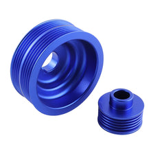 Load image into Gallery viewer, Subaru Impreza WRX / STi EJ20 / EJ25 2.0L / 2.5L Lightweight Aluminum Crankshaft Pulley 2002 - 2007 (Version 7 / 8 / 9 / Blue / Red / Black)