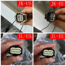 Load image into Gallery viewer, Jeep Wrangler JK 2007 - 2017 / JL 2018+ Smoked LED Tail Light Assembly with Turn Signal / Brake / Running / Reverse Functions (EU Version / Pair)