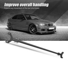 Load image into Gallery viewer, BMW E46 3 Series Sedan Steel Rear Strut Tower Brace Bar 1999 - 2006 (323i / 325i / 328i / 330i)