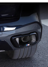 Load image into Gallery viewer, BMW X7 Black Knight Style Exhaust Tip Tail Throat Decorative Cover (Single Hole / Outer Frame)
