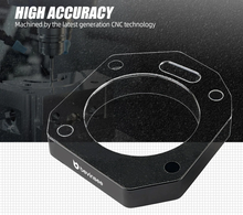 Load image into Gallery viewer, Honda K20 / K24 K-Series Engine Billet Aluminium RBC / RRC Dual Throttle Body Adapter (62mm / 70mm Dual Bore)