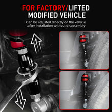 Load image into Gallery viewer, Toyota 4Runner &amp; FJ Cruiser Billet Aluminum Adjustable Rear Sway Bar End Link Kit 2003 - 2024 (137.5mm - 180mm Adjustable Length / Replaces 48830-60030)