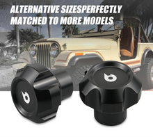 Load image into Gallery viewer, Jeep CJ-5 / CJ-7 / CJ-8 Billet Aluminium Dash Knob Set 1976 - 1986 (6-Piece Set)