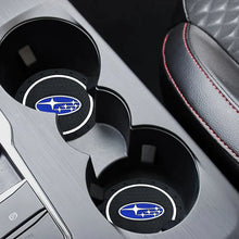 Load image into Gallery viewer, Subaru Silicone Anti-Slip Car Cup Holder Coaster 2-Piece Set for Forester / Impreza / Outback / Legacy / Tribeca / WRX / XV
