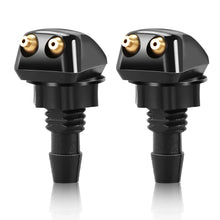 Load image into Gallery viewer, Universal BMW Front Windshield Washer Jet Nozzle Set (2-Piece, Fits Most BMW Models Including E30 / E34 / E36 / E39 / E46 / E53 X5 / E60 / E87 / E90 / E91 / E92 / E93 / F10 / F20 / F30 / M3 / M4 / M5)