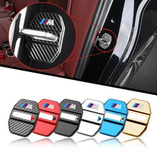 Load image into Gallery viewer, BMW Carbon Fiber Car Door Lock Cover Sticker Set (4-Piece) for E30 / E36 / E39 / E46 / E60 / E70 / E87 / E90 / E91 / F10 / F20 / F30