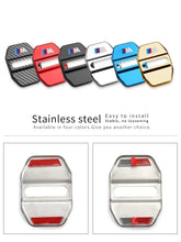 Load image into Gallery viewer, BMW Carbon Fiber Car Door Lock Cover Sticker Set (4-Piece) for E30 / E36 / E39 / E46 / E60 / E70 / E87 / E90 / E91 / F10 / F20 / F30