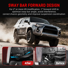 Load image into Gallery viewer, Toyota 4Runner &amp; FJ Cruiser Billet Aluminium Front Sway Bar Relocation Kit for 2"+ Lift Setups 2010 - 2024 (Non-KDSS Models / Replaces 48824-60190)