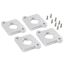 Load image into Gallery viewer, VW / Audi 1.8T 20V to 2.0 TFSI / R8 Coilpack Adapter Plate Set Billet Aluminum (Frosted Silver) for A3 / S3 / A4 / A6 / TT MK1 / Golf MK4 / GTI / Jetta / Beetle / Passat 1996 - 2011