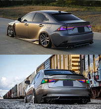 Load image into Gallery viewer, Lexus IS200t / IS250 / IS300 / IS350 Smoked RGB LED Tail Light Assembly 2014 - 2020 (Left &amp; Right / Pair)