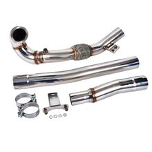 Load image into Gallery viewer, VW Golf MK7 / MK7.5 R, Audi A3 / S3 / TT / TTS Quattro 2.0 TFSI 3.5" SS304 Stainless Steel Downpipe with Flex Pipe (MQB Platform 2014+)