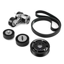 Load image into Gallery viewer, BMW N54 Engine Drive Belt Tensioner &amp; Idler Pulley Kit with Billet Aluminium Power Steering Pulley for E82 / E88 135i &amp; E90 / E91 / E92 / E93 335i / 335xi 2007 - 2010