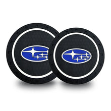 Load image into Gallery viewer, Subaru Silicone Anti-Slip Car Cup Holder Coaster 2-Piece Set for Forester / Impreza / Outback / Legacy / Tribeca / WRX / XV