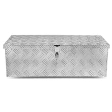 Load image into Gallery viewer, Universal Truck Trailer Tool Box w/ Lock &amp; Key 30x13x10 Aluminum