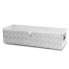 Load image into Gallery viewer, Universal Truck Trailer Tool Box w/ Lock &amp; Key Aluminum 39x13x10