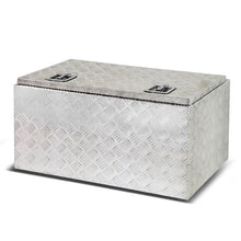 Load image into Gallery viewer, Universal Truck Trailer Tool Box w/ Lock 30x18x17 Aluminum